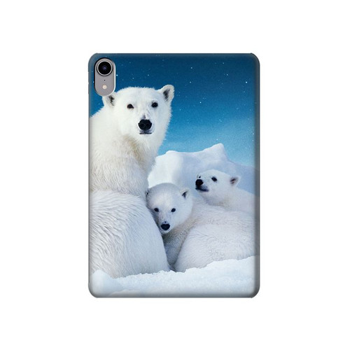 W0285 Polar Bear Family Arctic Tablet Hard Case For iPad mini 6, iPad mini (2021)
