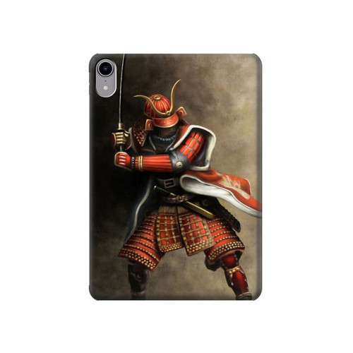 W0796 Japan Red Samurai Tablet Hard Case For iPad mini 6, iPad mini (2021)