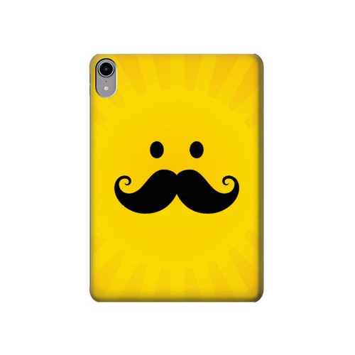 W1145 Yellow Mustache Sun Tablet Hard Case For iPad mini 6, iPad mini (2021)