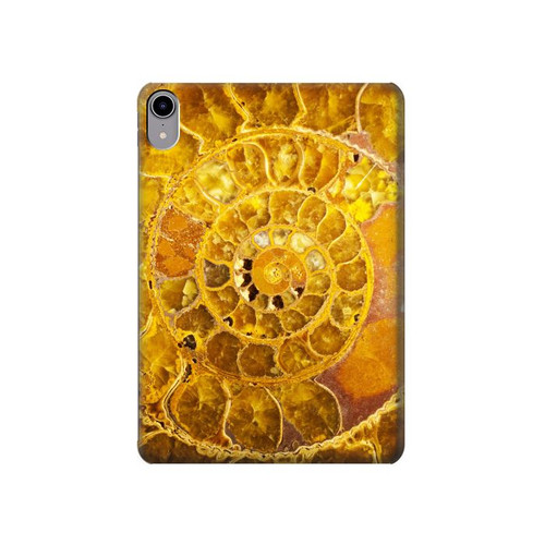 W1789 Ammonite Fossils Tablet Hard Case For iPad mini 6, iPad mini (2021)