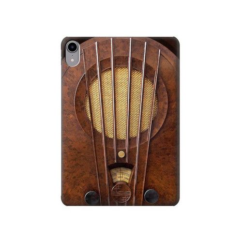 W2655 Vintage Bakelite Deco Radio Tablet Hard Case For iPad mini 6, iPad mini (2021)