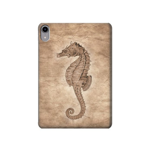 W3214 Seahorse Skeleton Fossil Tablet Hard Case For iPad mini 6, iPad mini (2021)