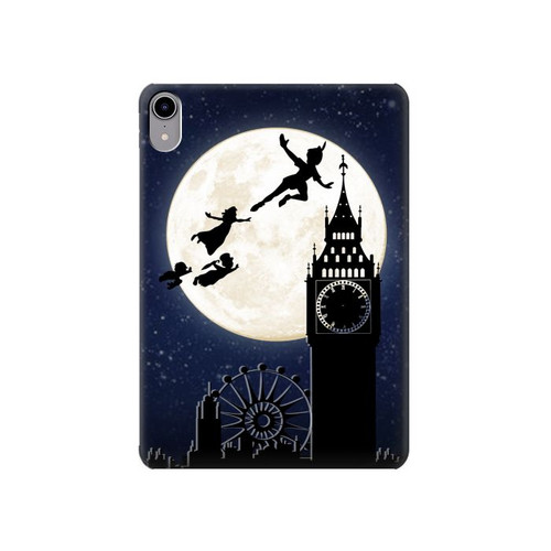 W3249 Peter Pan Fly Full Moon Night Tablet Hard Case For iPad mini 6, iPad mini (2021)