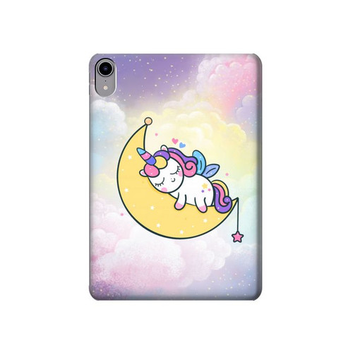 W3485 Cute Unicorn Sleep Tablet Hard Case For iPad mini 6, iPad mini (2021)