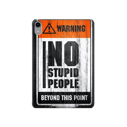 W3704 No Stupid People Tablet Hard Case For iPad mini 6, iPad mini (2021)