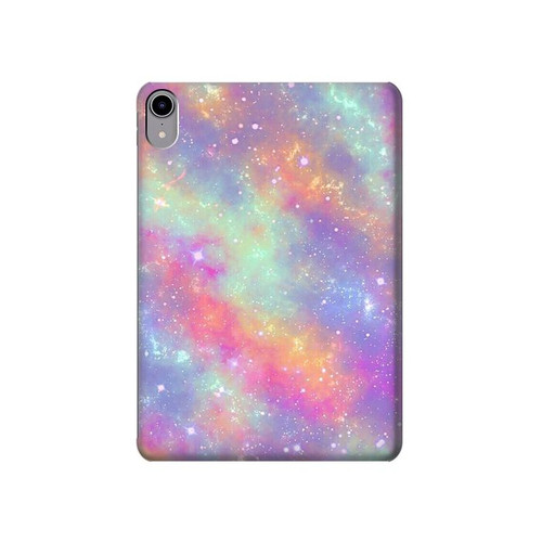 W3706 Pastel Rainbow Galaxy Pink Sky Tablet Hard Case For iPad mini 6, iPad mini (2021)