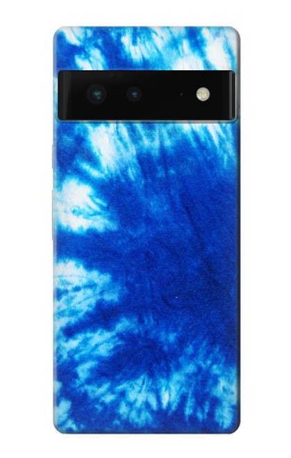 W1869 Tie Dye Blue Hard Case and Leather Flip Case For Google Pixel 6