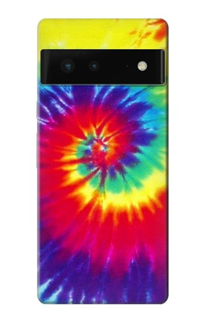 W2884 Tie Dye Swirl Color Hard Case and Leather Flip Case For Google Pixel 6