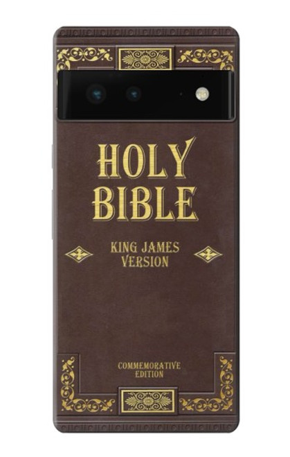 W2889 Holy Bible Cover King James Version Hard Case and Leather Flip Case For Google Pixel 6