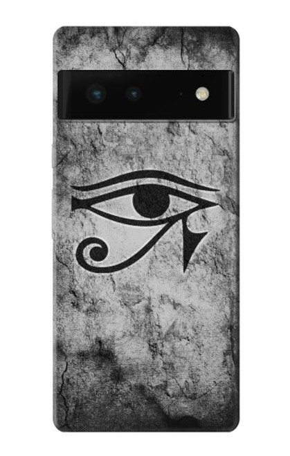 W3108 Ancient Egyptian Sun Eye Of Horus Hard Case and Leather Flip Case For Google Pixel 6