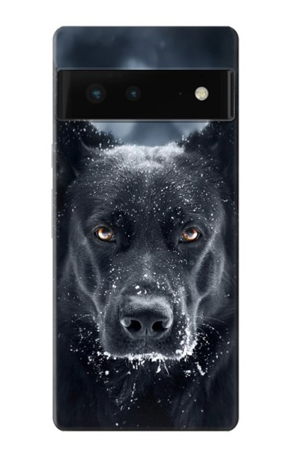 W3168 German Shepherd Black Dog Hard Case and Leather Flip Case For Google Pixel 6