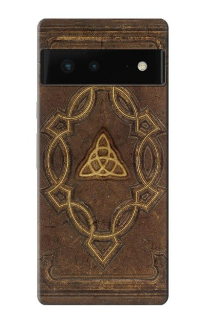 W3219 Spell Book Cover Hard Case and Leather Flip Case For Google Pixel 6