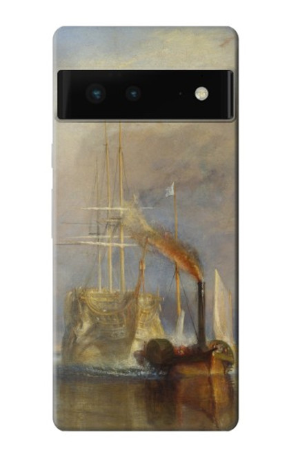 W3338 J. M. W. Turner The Fighting Temeraire Hard Case and Leather Flip Case For Google Pixel 6