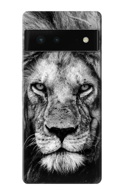 W3372 Lion Face Hard Case and Leather Flip Case For Google Pixel 6