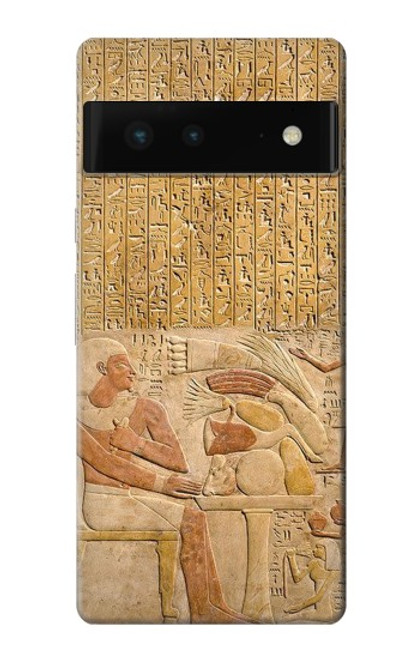 W3398 Egypt Stela Mentuhotep Hard Case and Leather Flip Case For Google Pixel 6