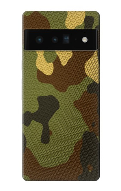 W1602 Camo Camouflage Graphic Printed Hard Case and Leather Flip Case For Google Pixel 6 Pro