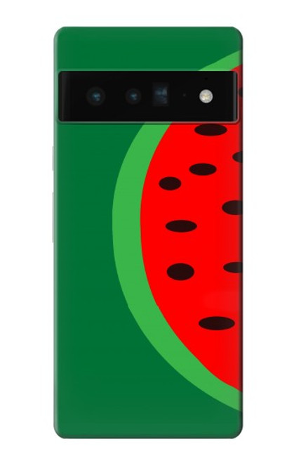 W2383 Watermelon Hard Case and Leather Flip Case For Google Pixel 6 Pro