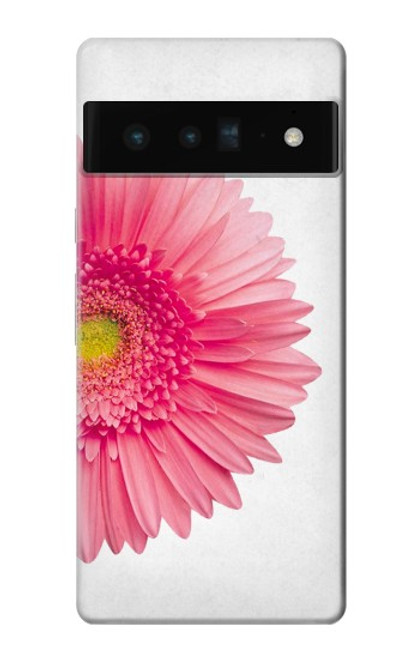 W3044 Vintage Pink Gerbera Daisy Hard Case and Leather Flip Case For Google Pixel 6 Pro