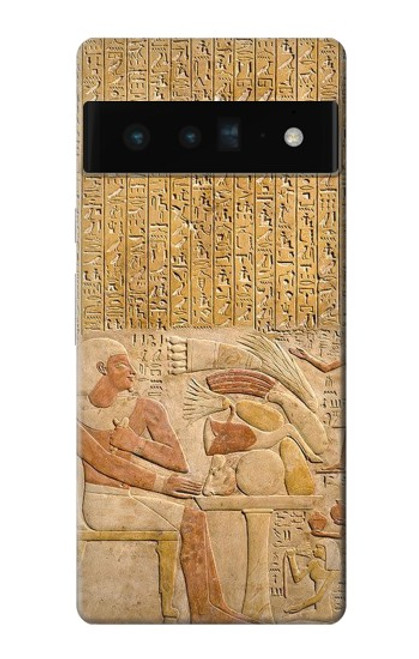 W3398 Egypt Stela Mentuhotep Hard Case and Leather Flip Case For Google Pixel 6 Pro