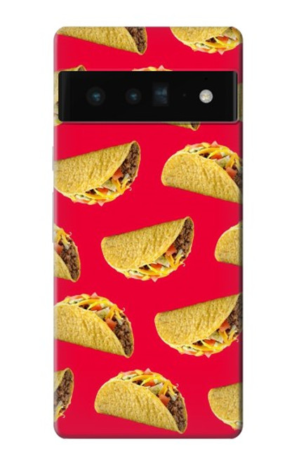 W3755 Mexican Taco Tacos Hard Case and Leather Flip Case For Google Pixel 6 Pro