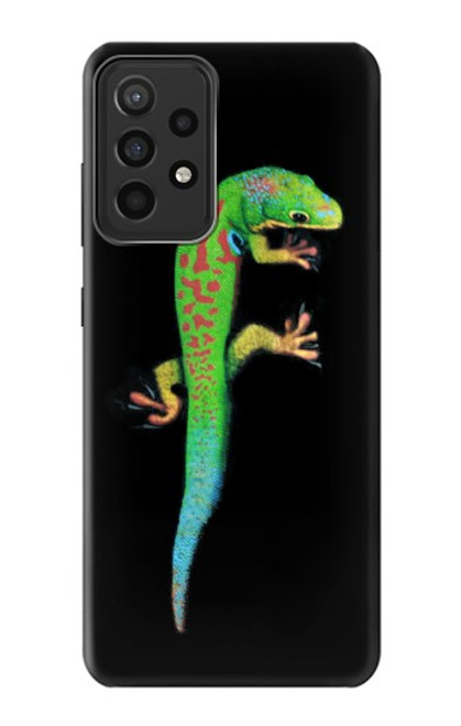 W0125 Green Madagascan Gecko Hard Case and Leather Flip Case For Samsung Galaxy A52s 5G
