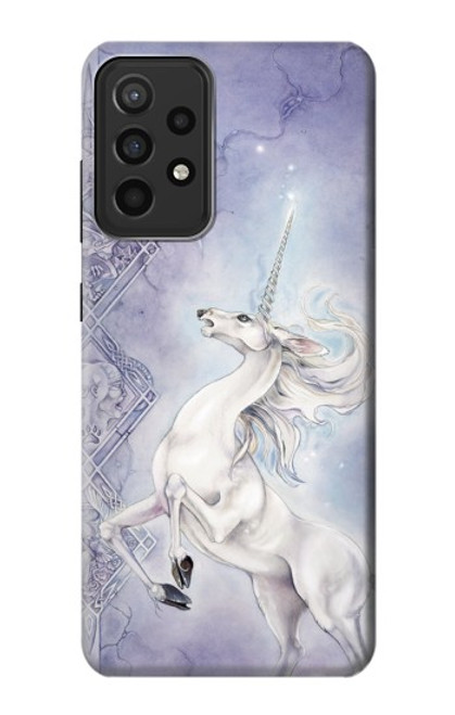 W1134 White Horse Unicorn Hard Case and Leather Flip Case For Samsung Galaxy A52s 5G