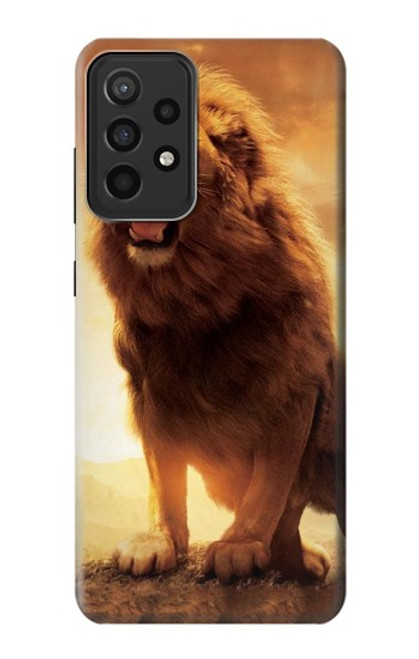 W1957 Lion Aslan Hard Case and Leather Flip Case For Samsung Galaxy A52s 5G