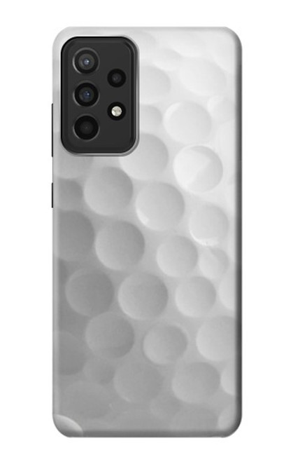 W2960 White Golf Ball Hard Case and Leather Flip Case For Samsung Galaxy A52s 5G