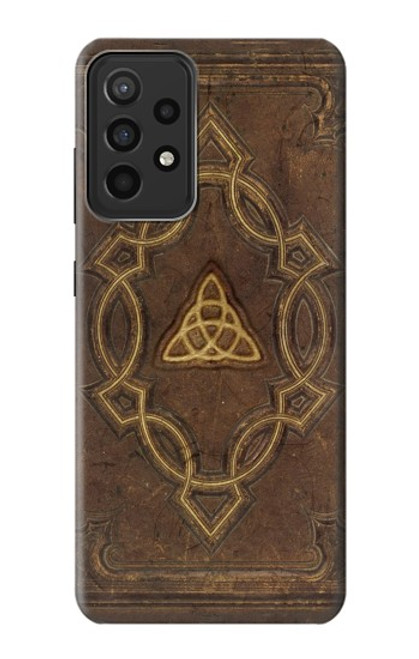 W3219 Spell Book Cover Hard Case and Leather Flip Case For Samsung Galaxy A52s 5G