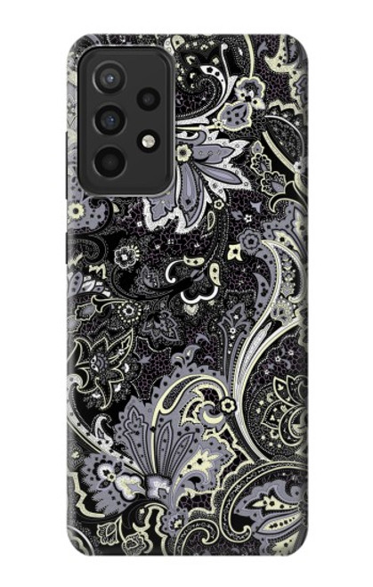 W3251 Batik Flower Pattern Hard Case and Leather Flip Case For Samsung Galaxy A52s 5G
