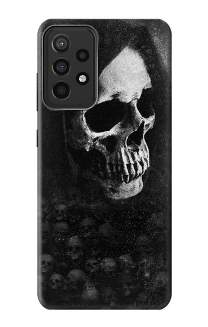 W3333 Death Skull Grim Reaper Hard Case and Leather Flip Case For Samsung Galaxy A52s 5G