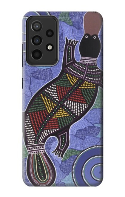 W3387 Platypus Australian Aboriginal Art Hard Case and Leather Flip Case For Samsung Galaxy A52s 5G