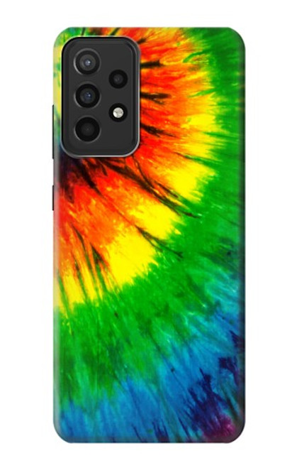 W3422 Tie Dye Hard Case and Leather Flip Case For Samsung Galaxy A52s 5G