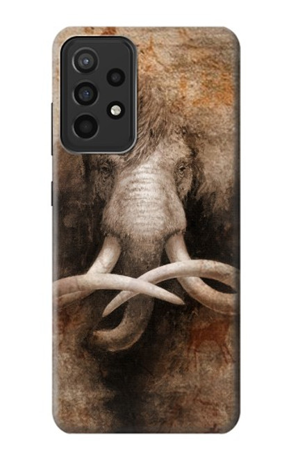 W3427 Mammoth Ancient Cave Art Hard Case and Leather Flip Case For Samsung Galaxy A52s 5G