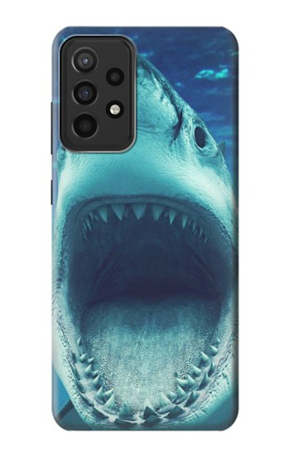 W3548 Tiger Shark Hard Case and Leather Flip Case For Samsung Galaxy A52s 5G