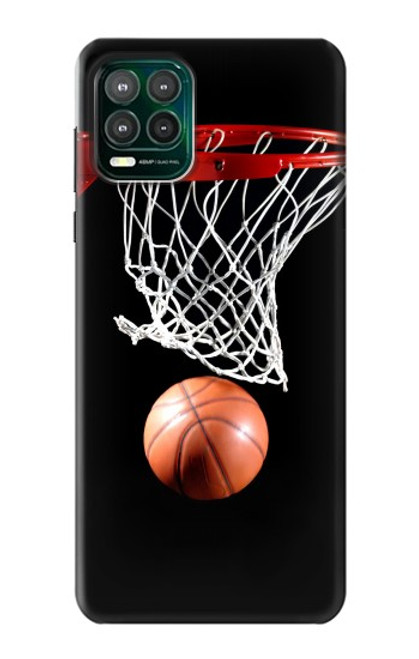 W0066 Basketball Hard Case and Leather Flip Case For Motorola Moto G Stylus 5G