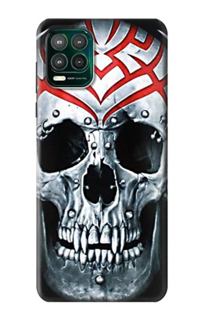 W0223 Vampire Skull Tattoo Hard Case and Leather Flip Case For Motorola Moto G Stylus 5G