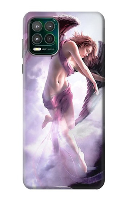 W0407 Fantasy Angel Hard Case and Leather Flip Case For Motorola Moto G Stylus 5G