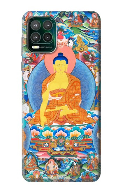 W1256 Buddha Paint Hard Case and Leather Flip Case For Motorola Moto G Stylus 5G