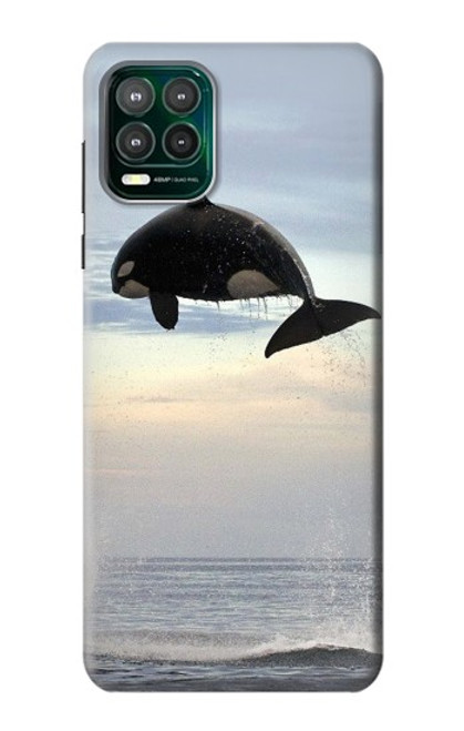 W1349 Killer whale Orca Hard Case and Leather Flip Case For Motorola Moto G Stylus 5G