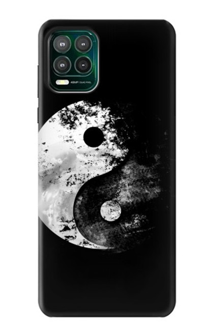 W1372 Moon Yin-Yang Hard Case and Leather Flip Case For Motorola Moto G Stylus 5G