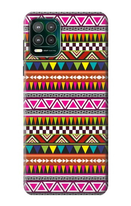 W2292 Aztec Tribal Pattern Hard Case and Leather Flip Case For Motorola Moto G Stylus 5G