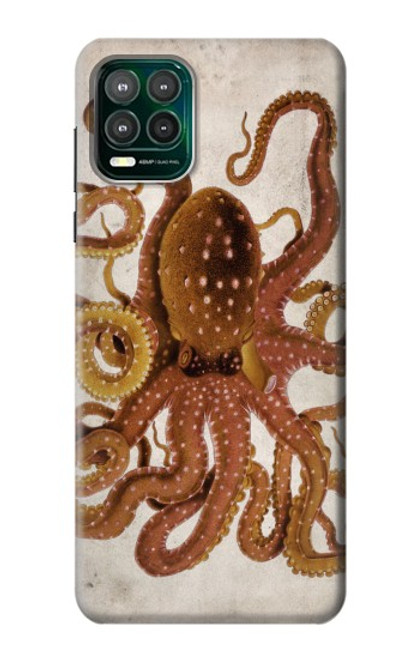 W2801 Vintage Octopus Hard Case and Leather Flip Case For Motorola Moto G Stylus 5G