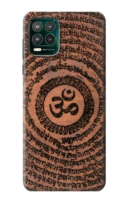 W2874 Om Symbol Tattoo Hard Case and Leather Flip Case For Motorola Moto G Stylus 5G