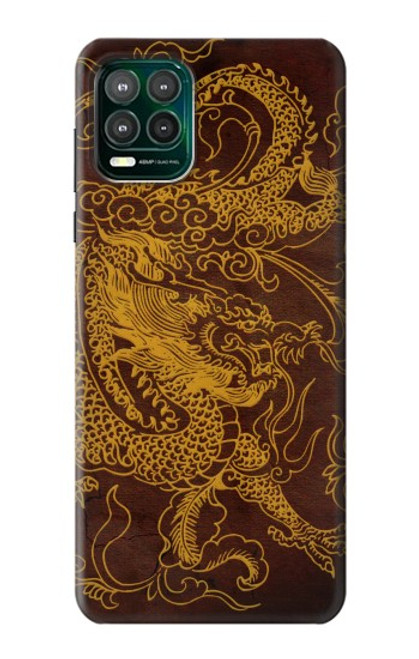 W2911 Chinese Dragon Hard Case and Leather Flip Case For Motorola Moto G Stylus 5G