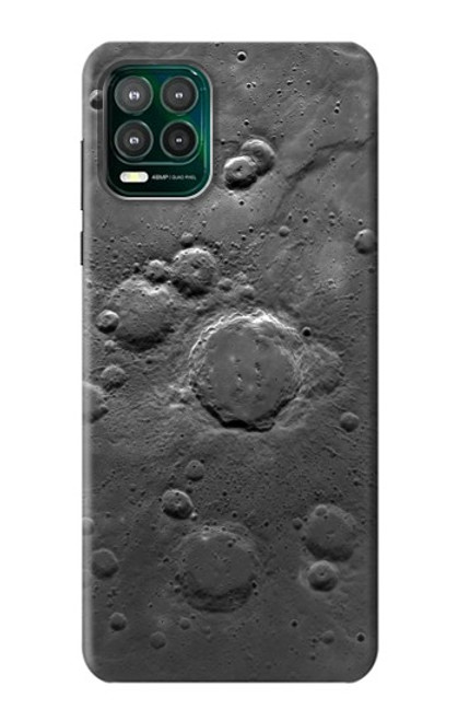 W2946 Moon Surface Hard Case and Leather Flip Case For Motorola Moto G Stylus 5G