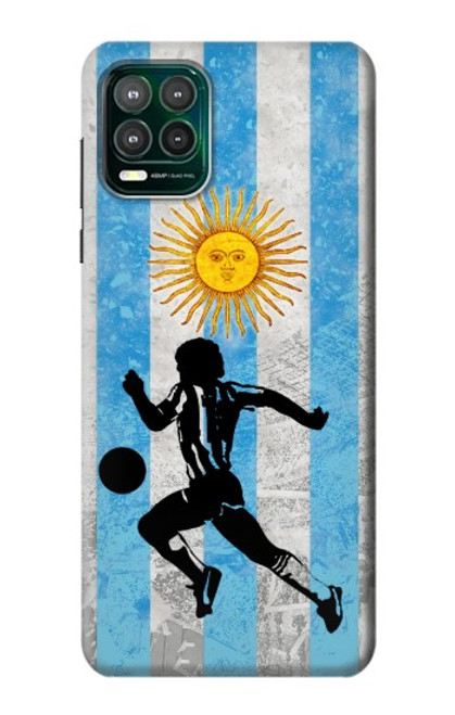 W2977 Argentina Football Soccer Hard Case and Leather Flip Case For Motorola Moto G Stylus 5G