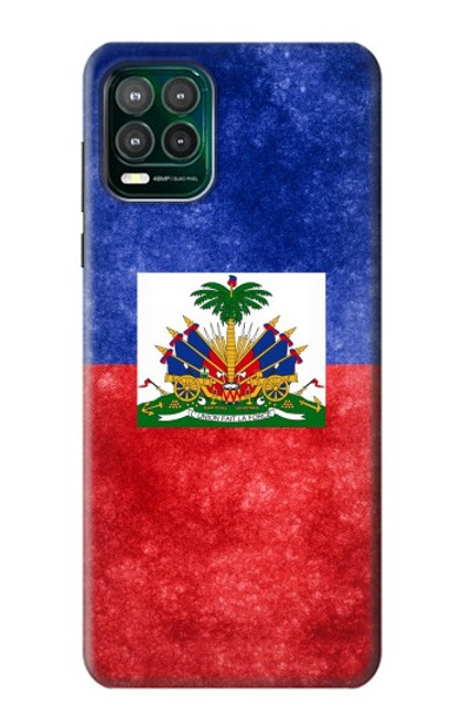 W3022 Haiti Flag Hard Case and Leather Flip Case For Motorola Moto G Stylus 5G