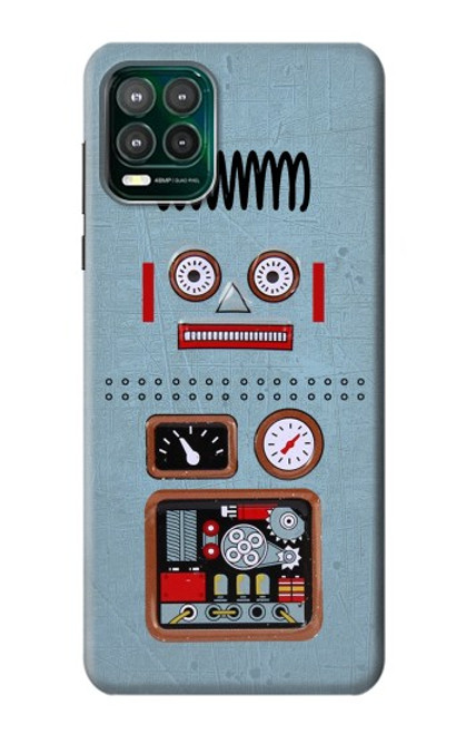 W3040 Retro Robot Toy Hard Case and Leather Flip Case For Motorola Moto G Stylus 5G