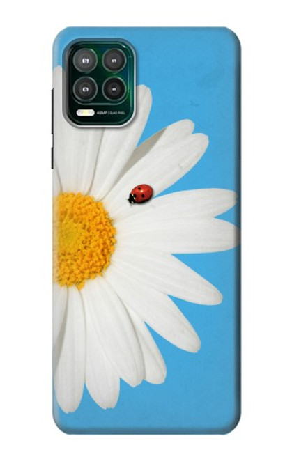 W3043 Vintage Daisy Lady Bug Hard Case and Leather Flip Case For Motorola Moto G Stylus 5G